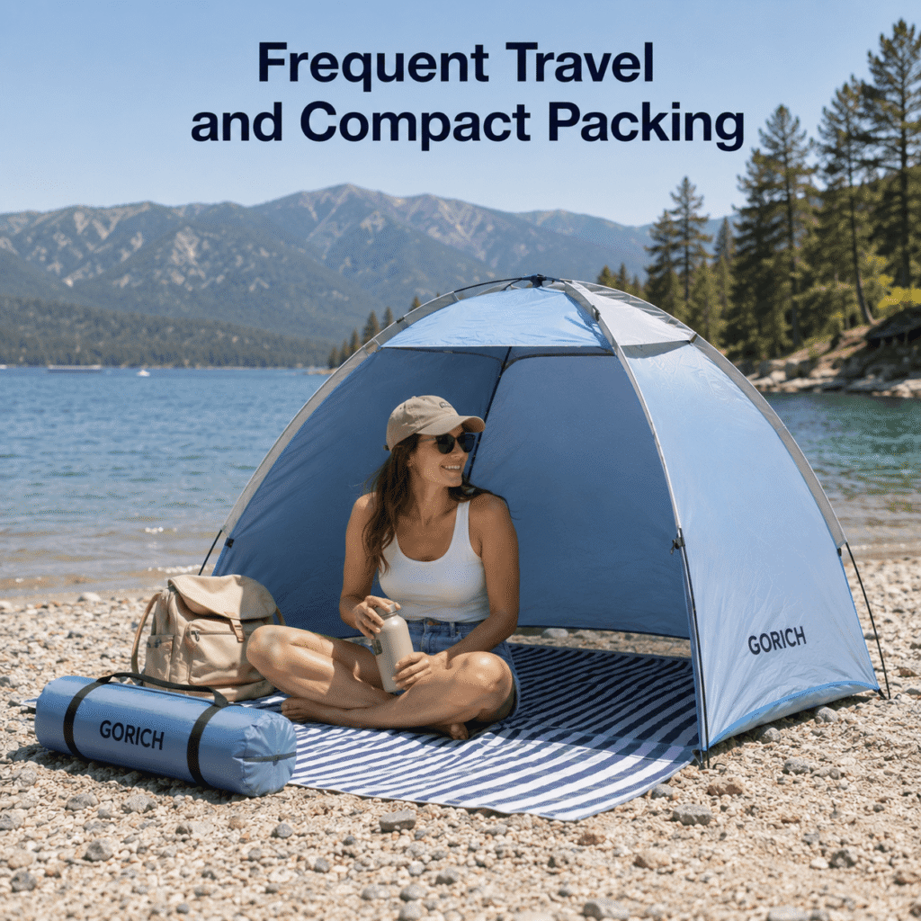 Gorich Beach Tent - Frequent Travel and Compact Packing