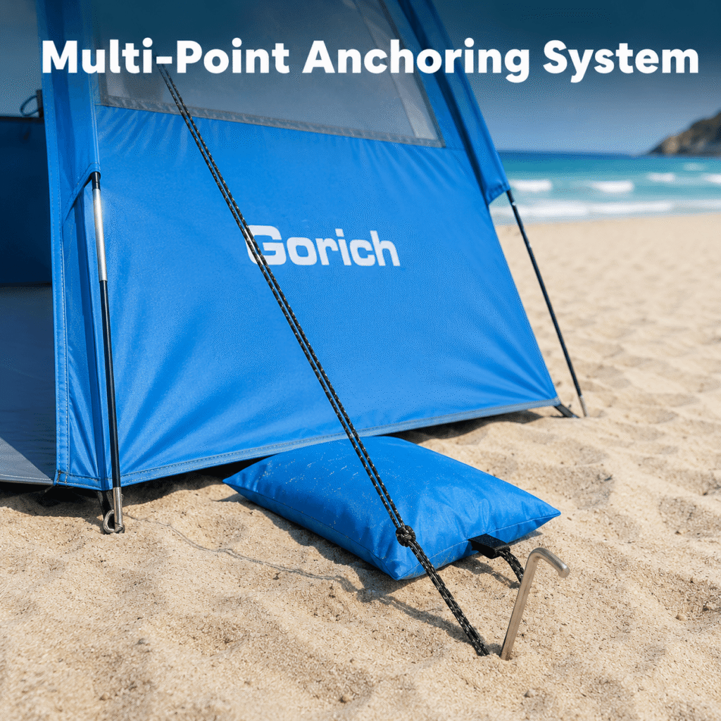 Gorich Beach Tent - Multi-Point Anchoring System