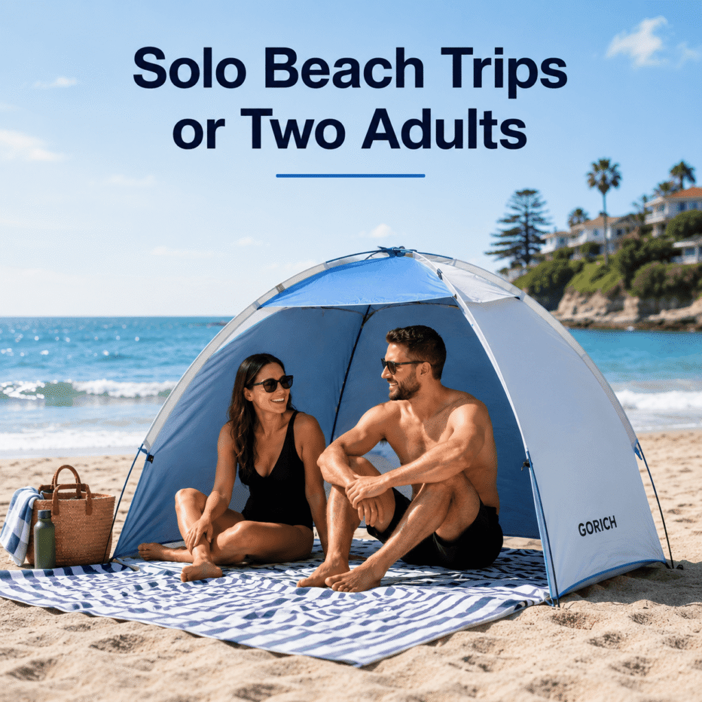 Gorich Beach Tent - Solo Beach Trips or Two Adults