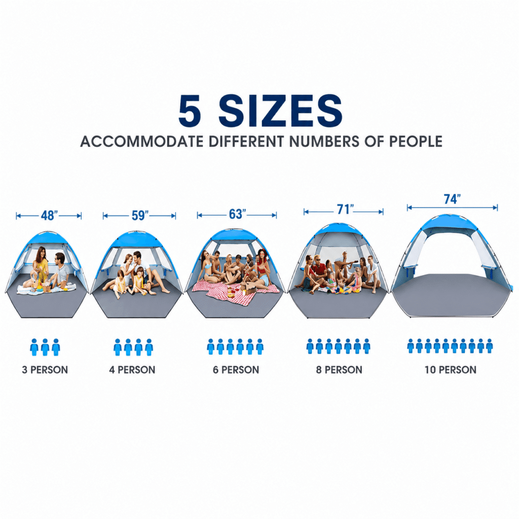 Gorich Beach Tent - UPF 50+ Beach Tents